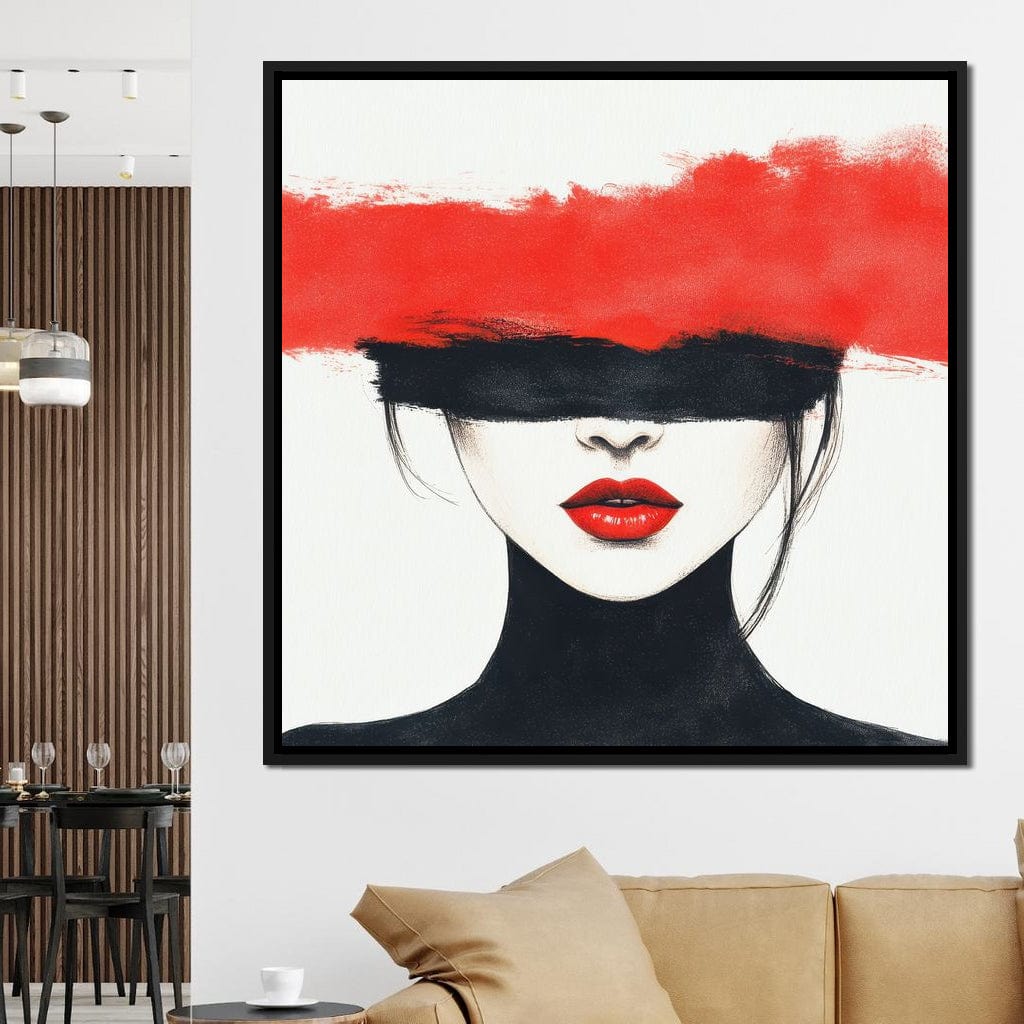 Radiant Allure Portrait Mystique Canvas Wall Art