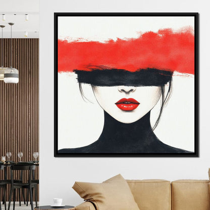 Radiant Allure Portrait Mystique Canvas Wall Art