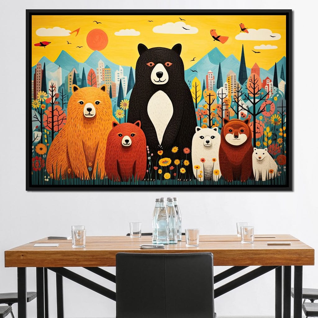 Sundown in the Wild Frontier Canvas Wall Art
