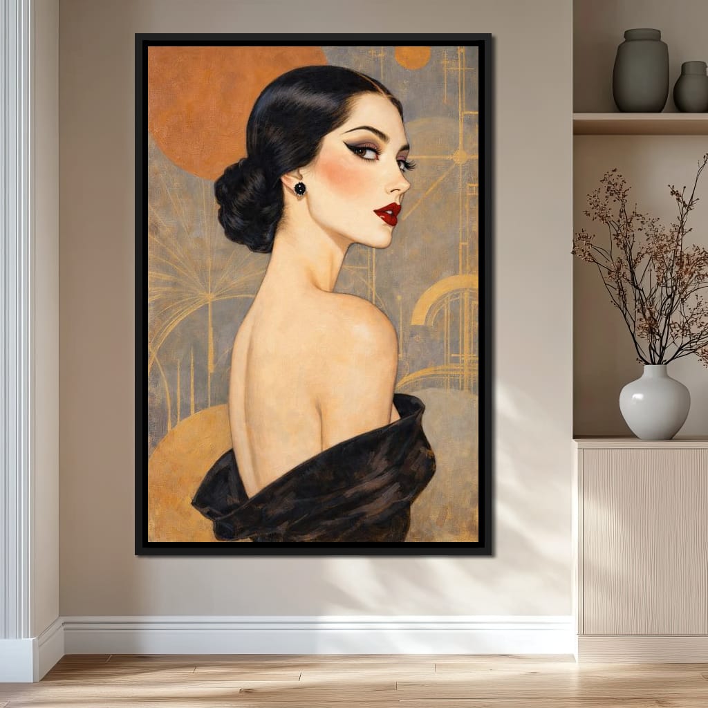 Velvet Elegance Canvas Wall Art