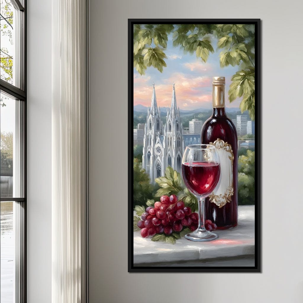 Wine Reverie Cathedral Vista Canvas Wall Art