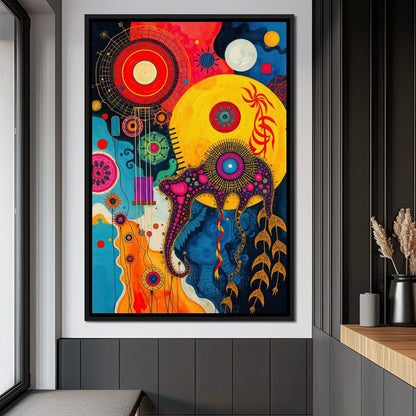 Dreams of an Octopus Canvas Wall Art