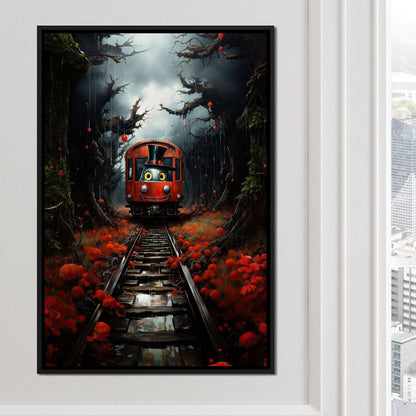 Monster Train Canvas Wall Art