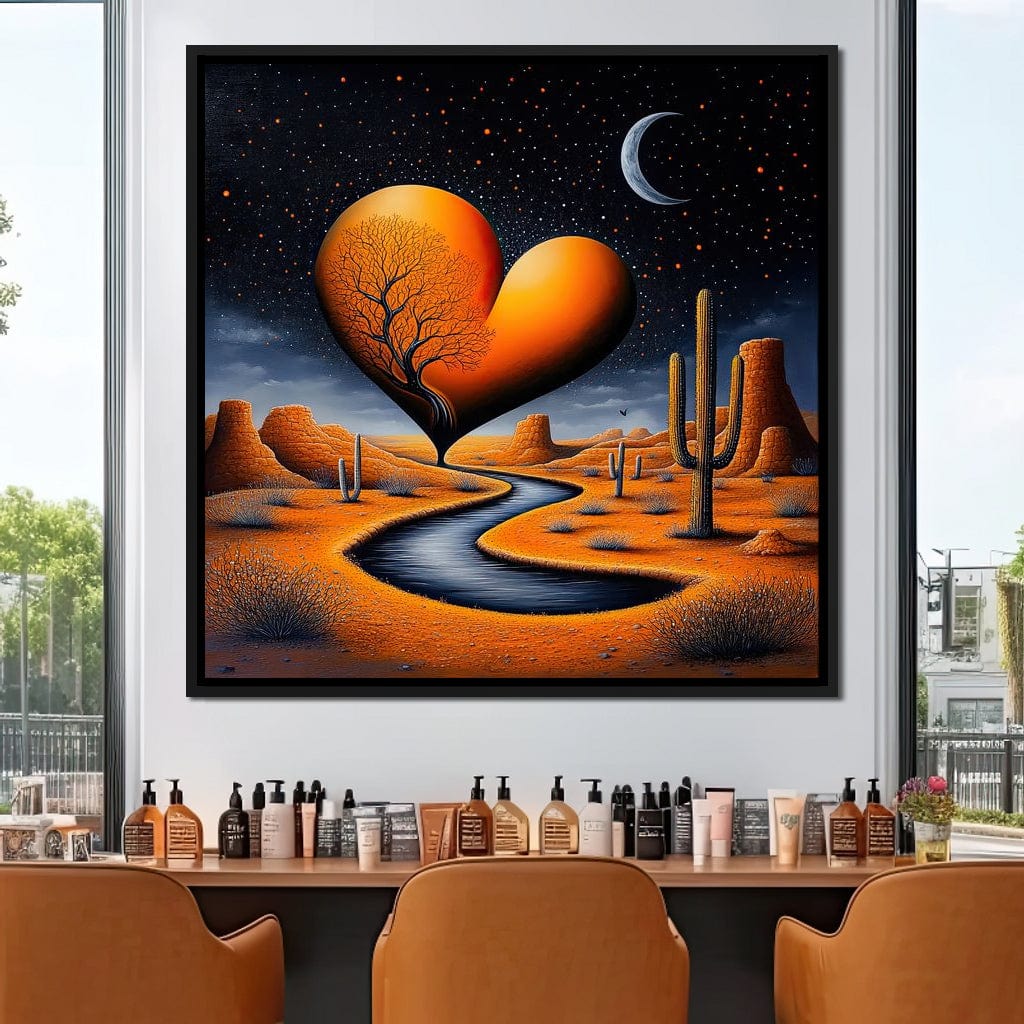 Heart of the Desert Canvas Wall Art