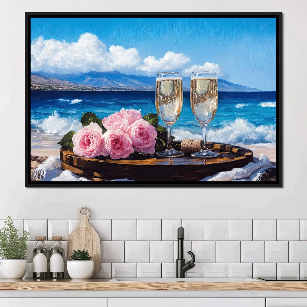 Oceanfront Celebration Bliss Canvas Wall Art