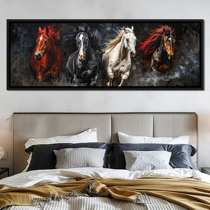 Gallop Through Wild Breeze Canvas Wall Art