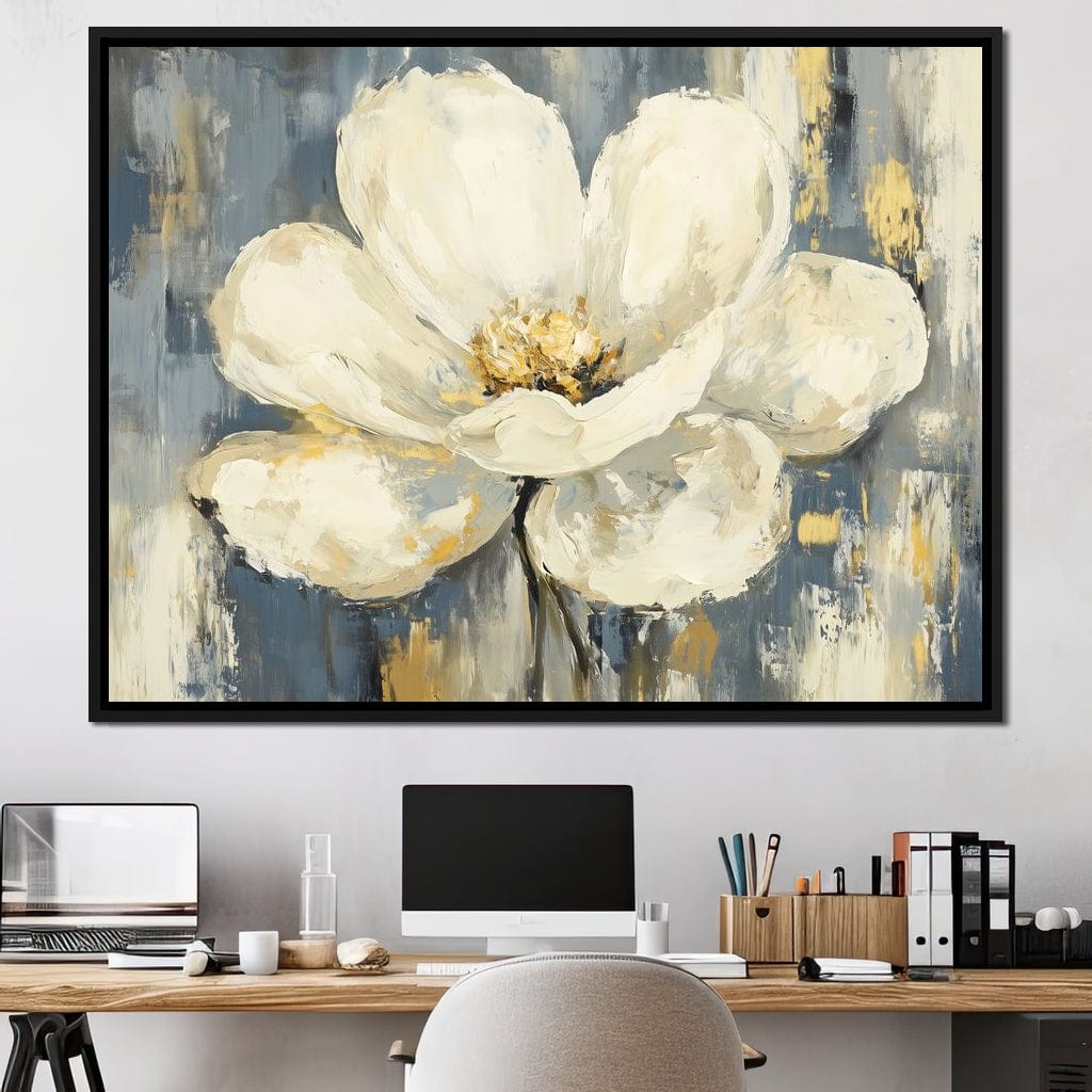 Petals of Tranquil Blossom Canvas Wall Art