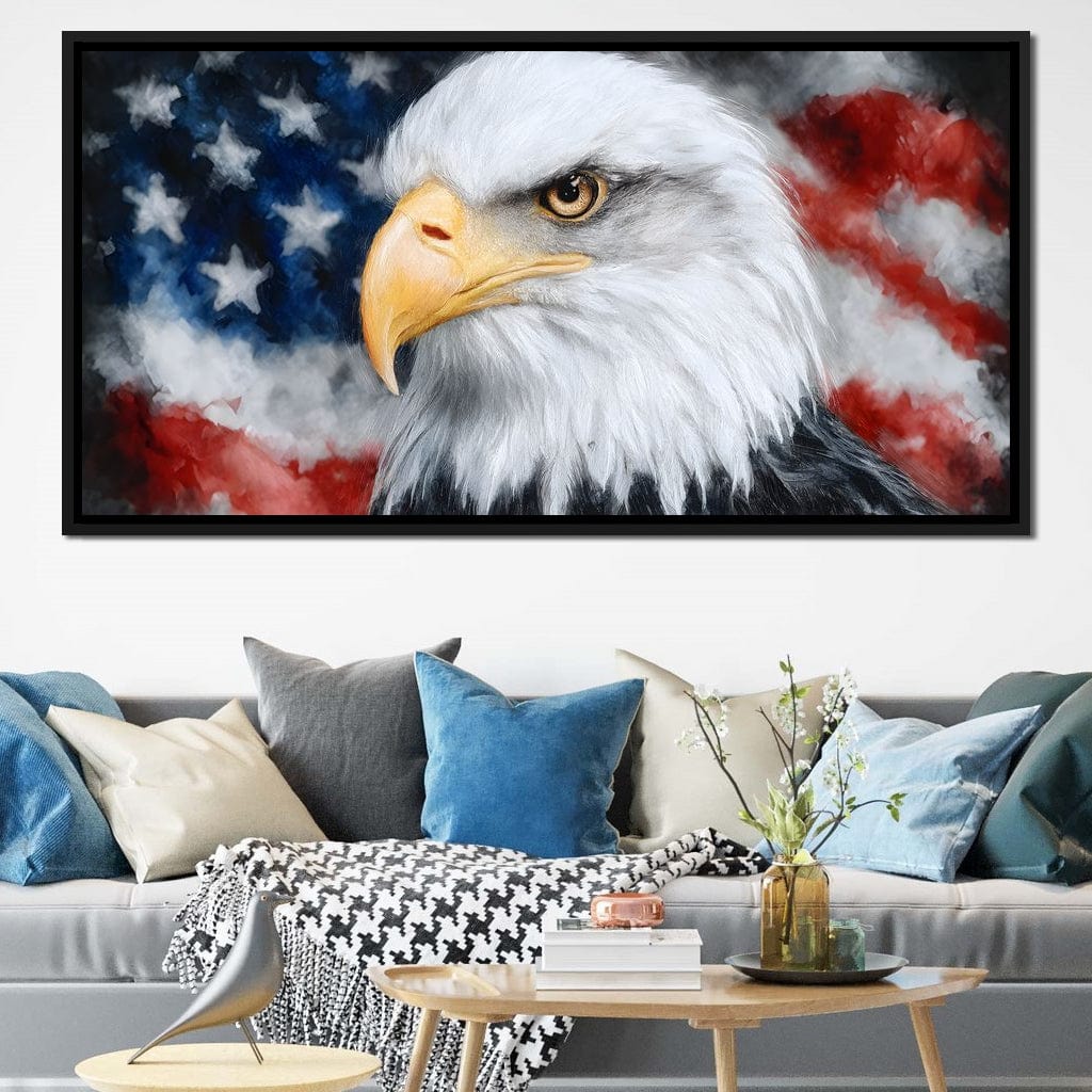 Majestic Eagle Essence Canvas Wall Art