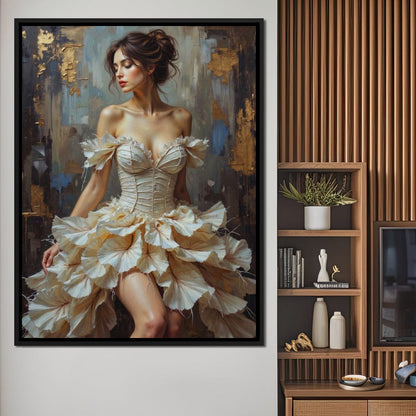 Female Portrait 334 Canvas Wall Art