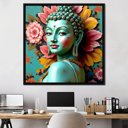 Radiant Petals Tranquility Canvas Wall Art