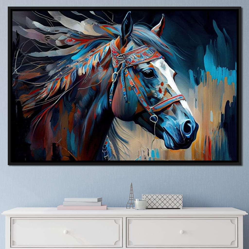 Cherokee Horse 3 Canvas Wall Art