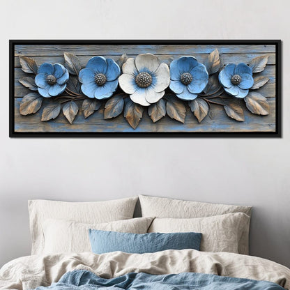 Rustic Bloom Harmony Canvas Wall Art