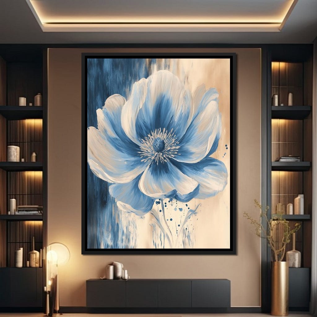 Flowering Tranquil Petals Canvas Wall Art