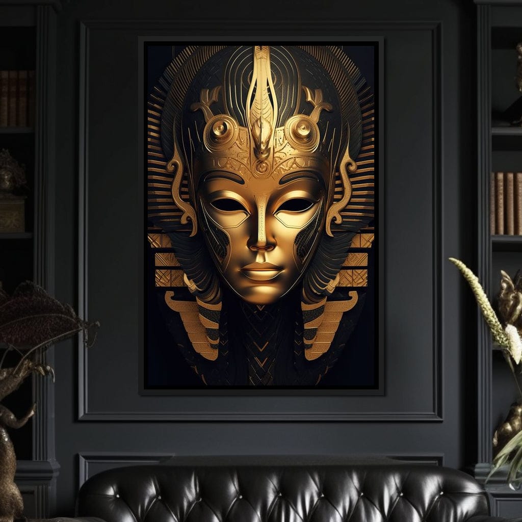 Radiant Ruler of Ancient Egypt Canvas Wall Art