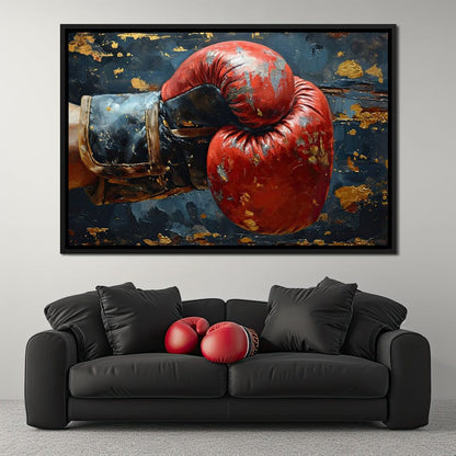 Boxing Glove Canvas Wall Art