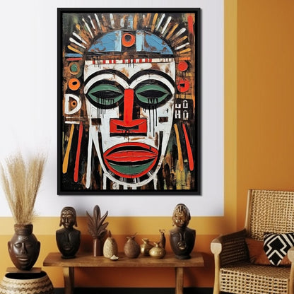 Tribal Mask 17 Canvas Wall Art
