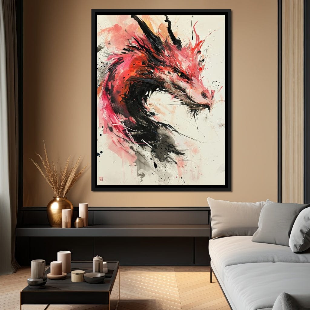 Vibrant Mythical Serenade Canvas Wall Art
