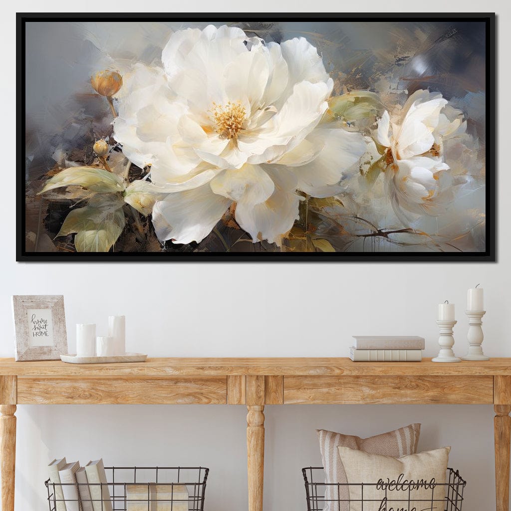 Ethereal Peony Essences Canvas Wall Art