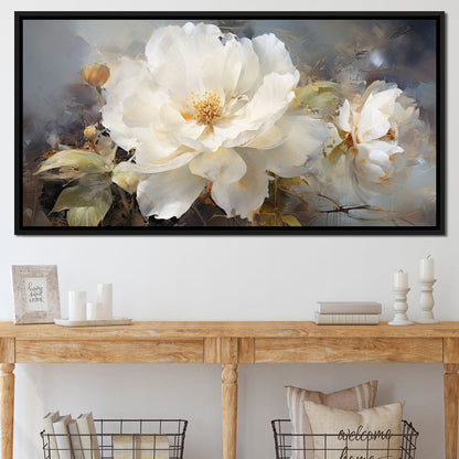 Ethereal Peony Essences Canvas Wall Art