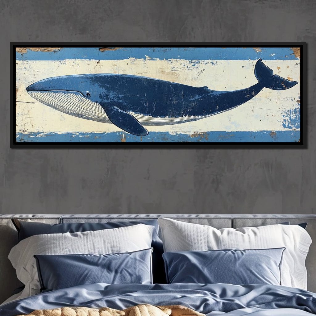 Glorious Whale Canvas Wall Art