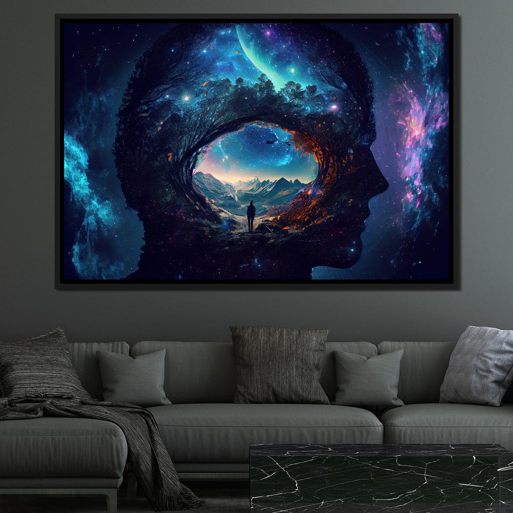 Living Inside My Head Canvas Wall Art