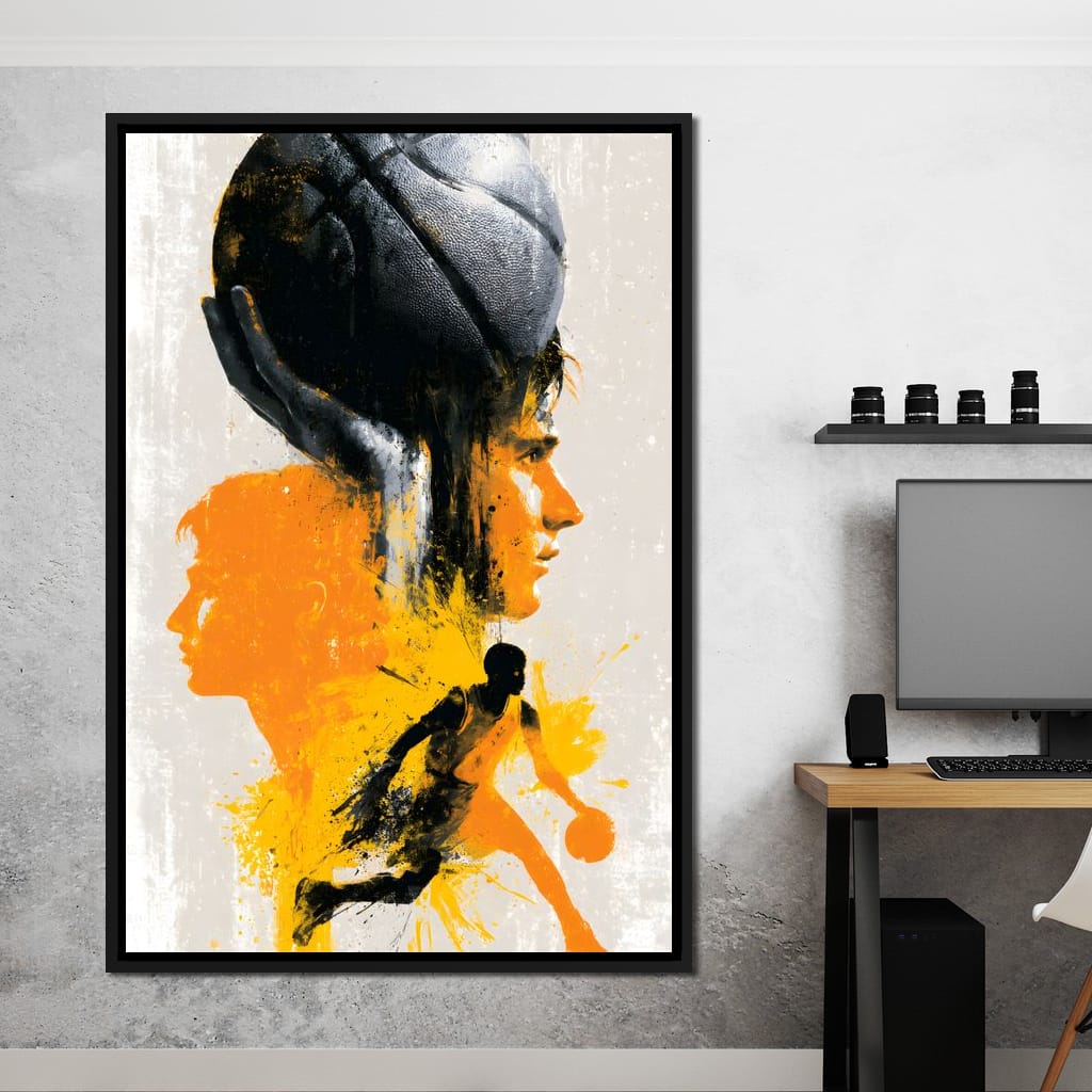 Rise of the Golden Court Hero Canvas Wall Art
