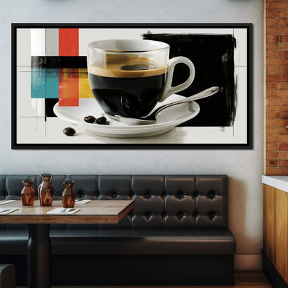 First Light Over Morning Espresso Canvas Wall Art