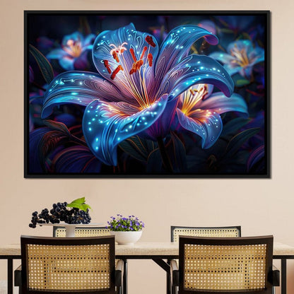The Radiant Lilyx Canvas Wall Art