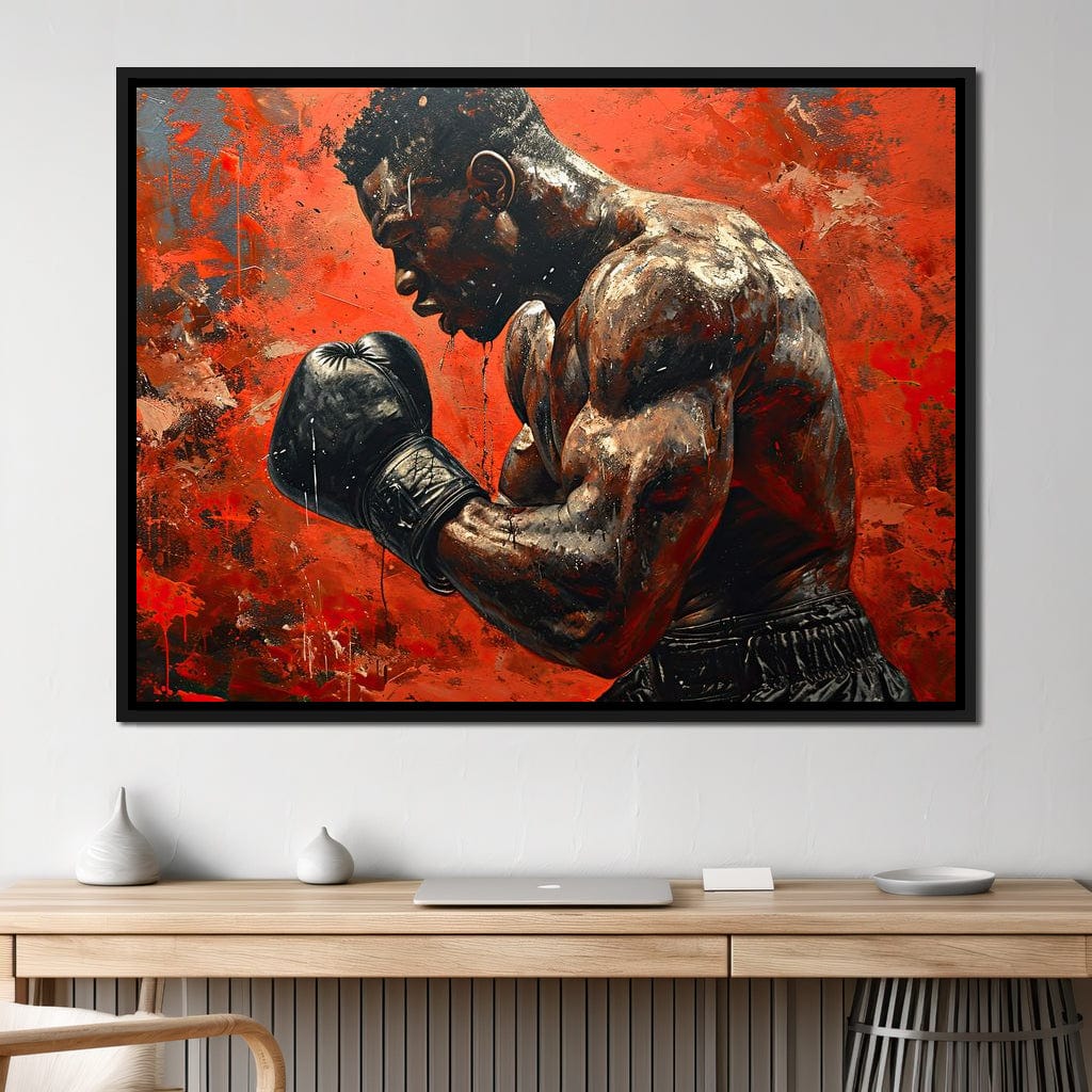 Fervent Pugilist Canvas Wall Art