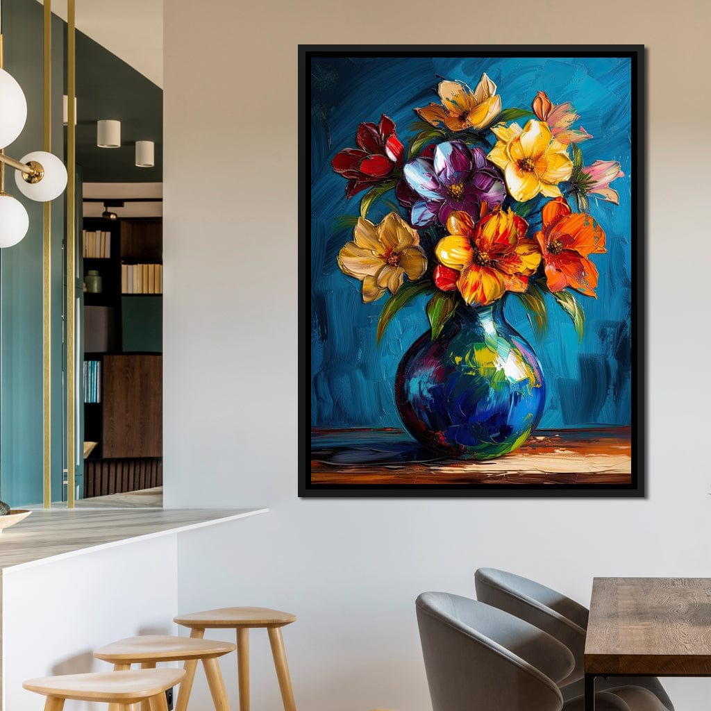 Vibrant Petal Symphony Canvas Wall Art