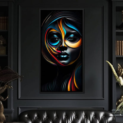 Female Portrait 085 Canvas Wall Art