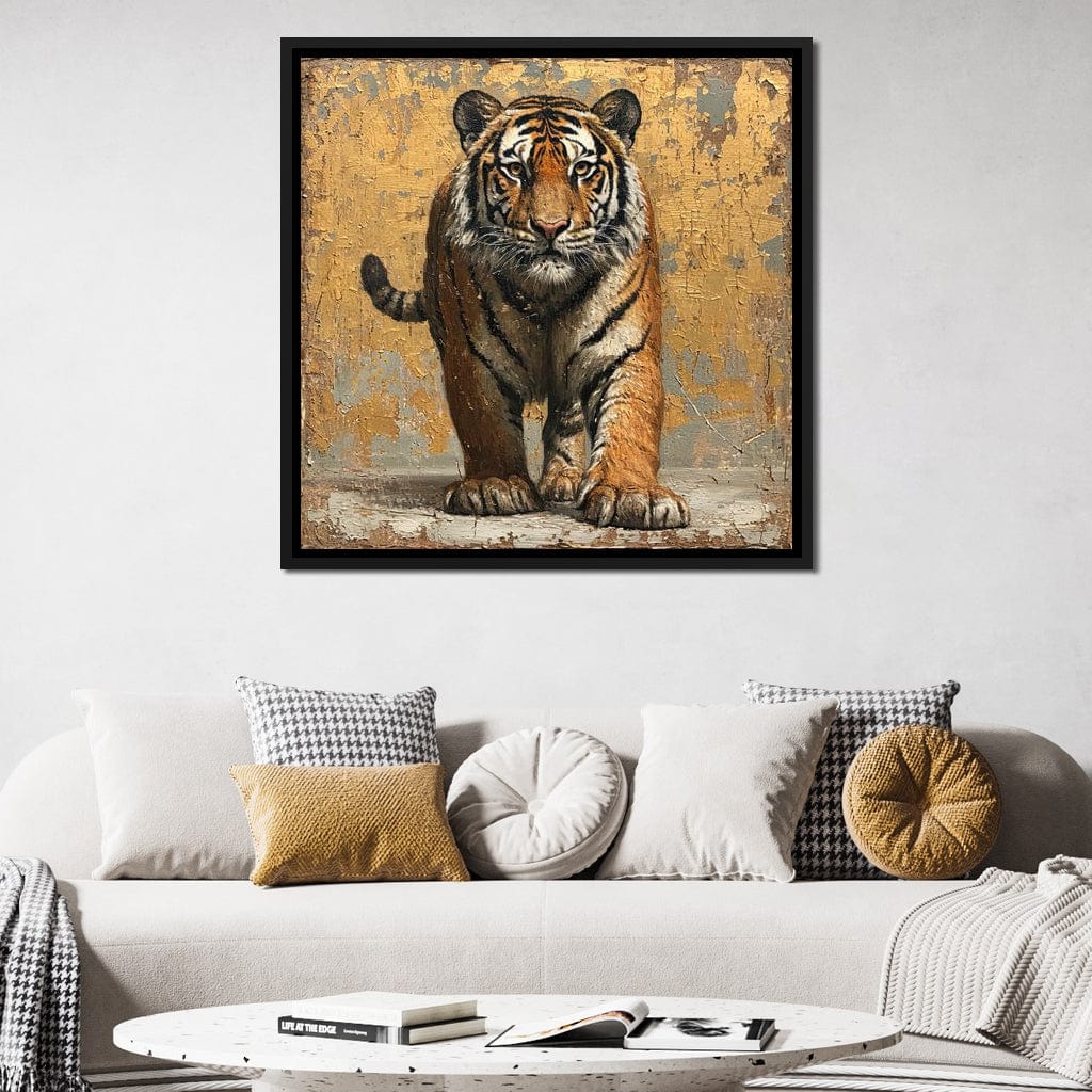 Tiger Sovereign Gaze Canvas Wall Art