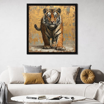 Tiger Sovereign Gaze Canvas Wall Art