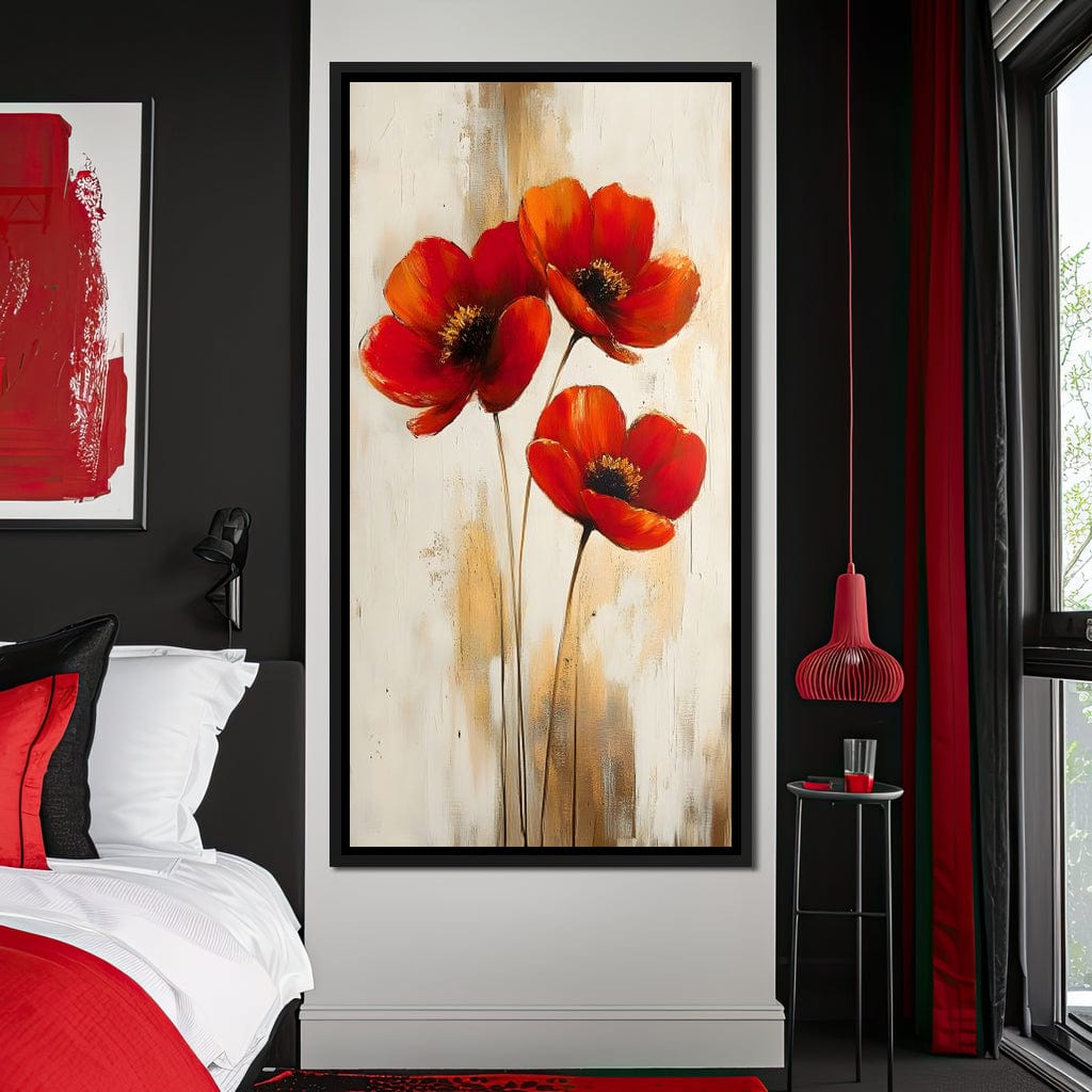 Summer Petal Dance Canvas Wall Art