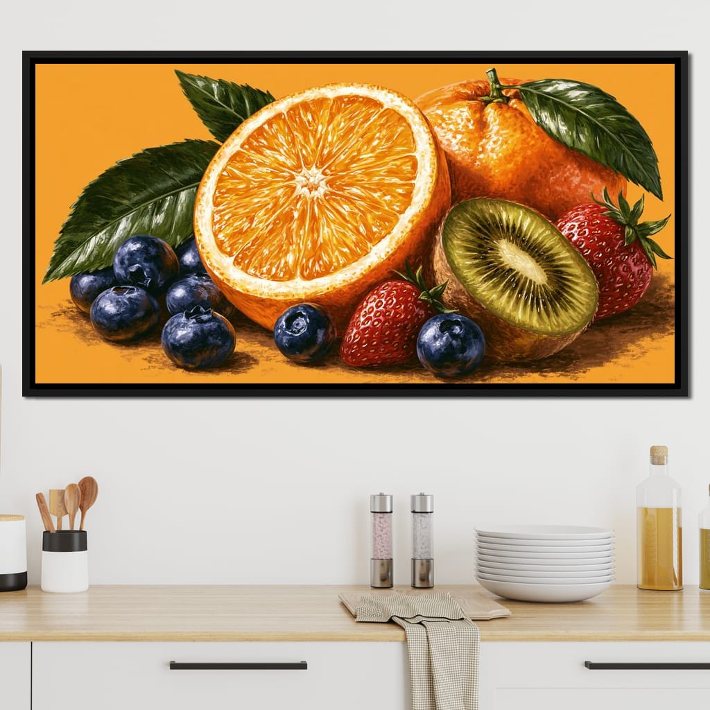 Harvest Of The Ripe Orchard Canvas Wall Art