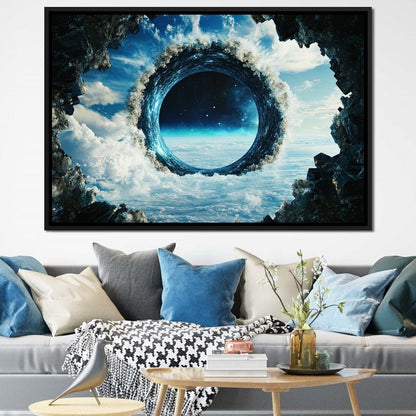 Portal to Celestial Realms Canvas Wall Art