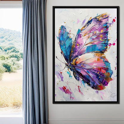 Kaleidoscope Butterfly Bliss Canvas Wall Art