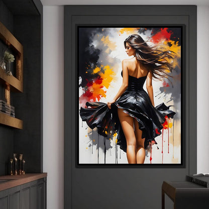 The Elegance of Women Canvas Wall Art