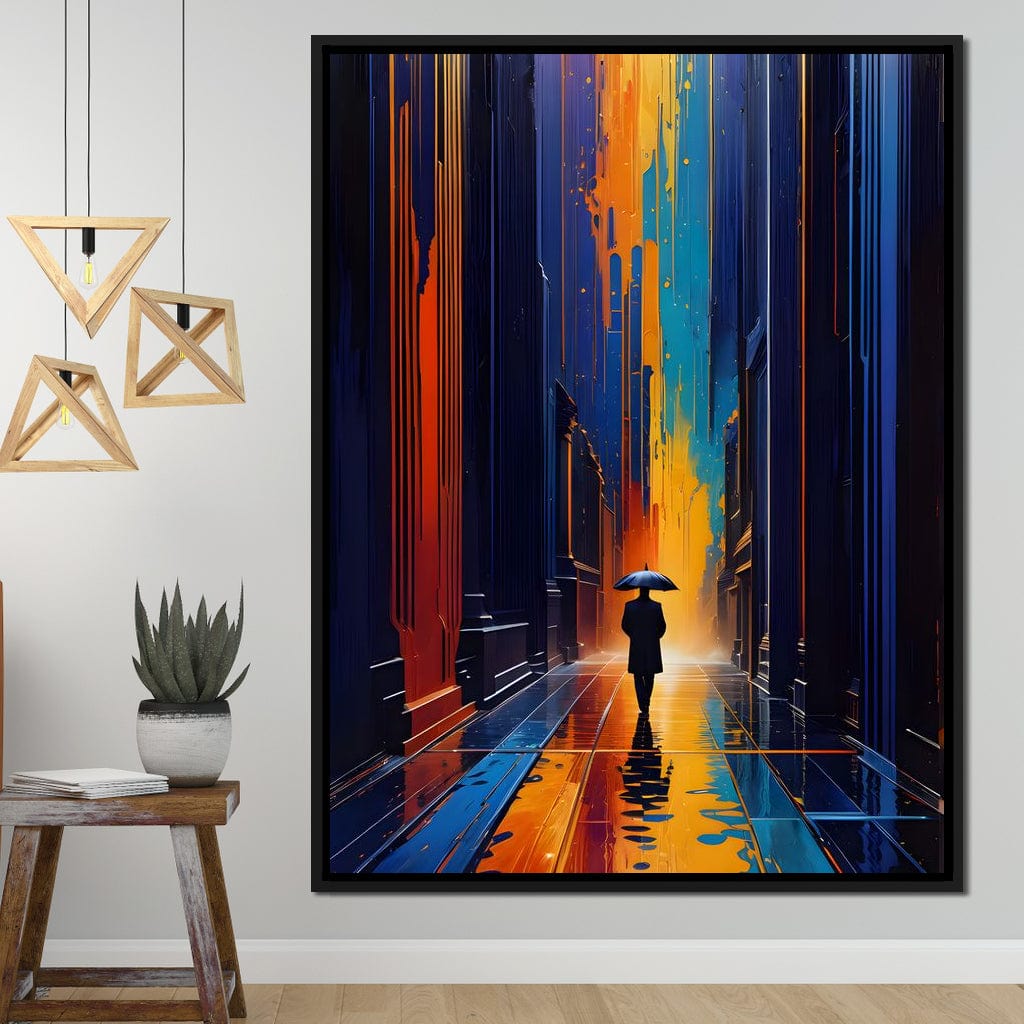Streets of Loneliness Canvas Wall Art