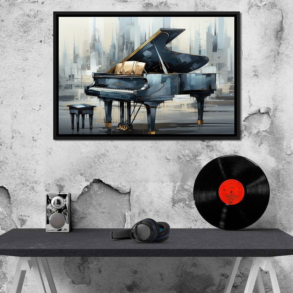 The Grand Piano Canvas Wall Art