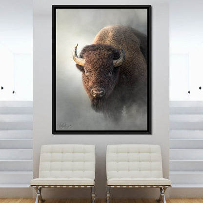 Bison 1 Canvas Wall Art