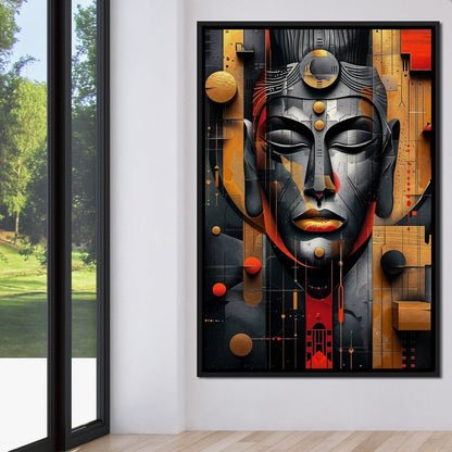 Solar Radiance Geometric Visions Canvas Wall Art