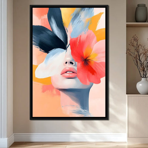 Petals of Enchantment Canvas Wall Art