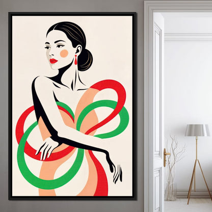 Deco Darling Canvas Wall Art