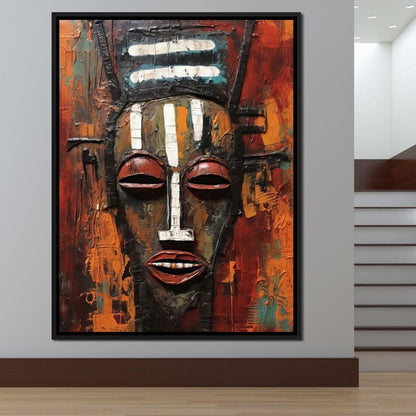 Tribal Mask 02 Canvas Wall Art