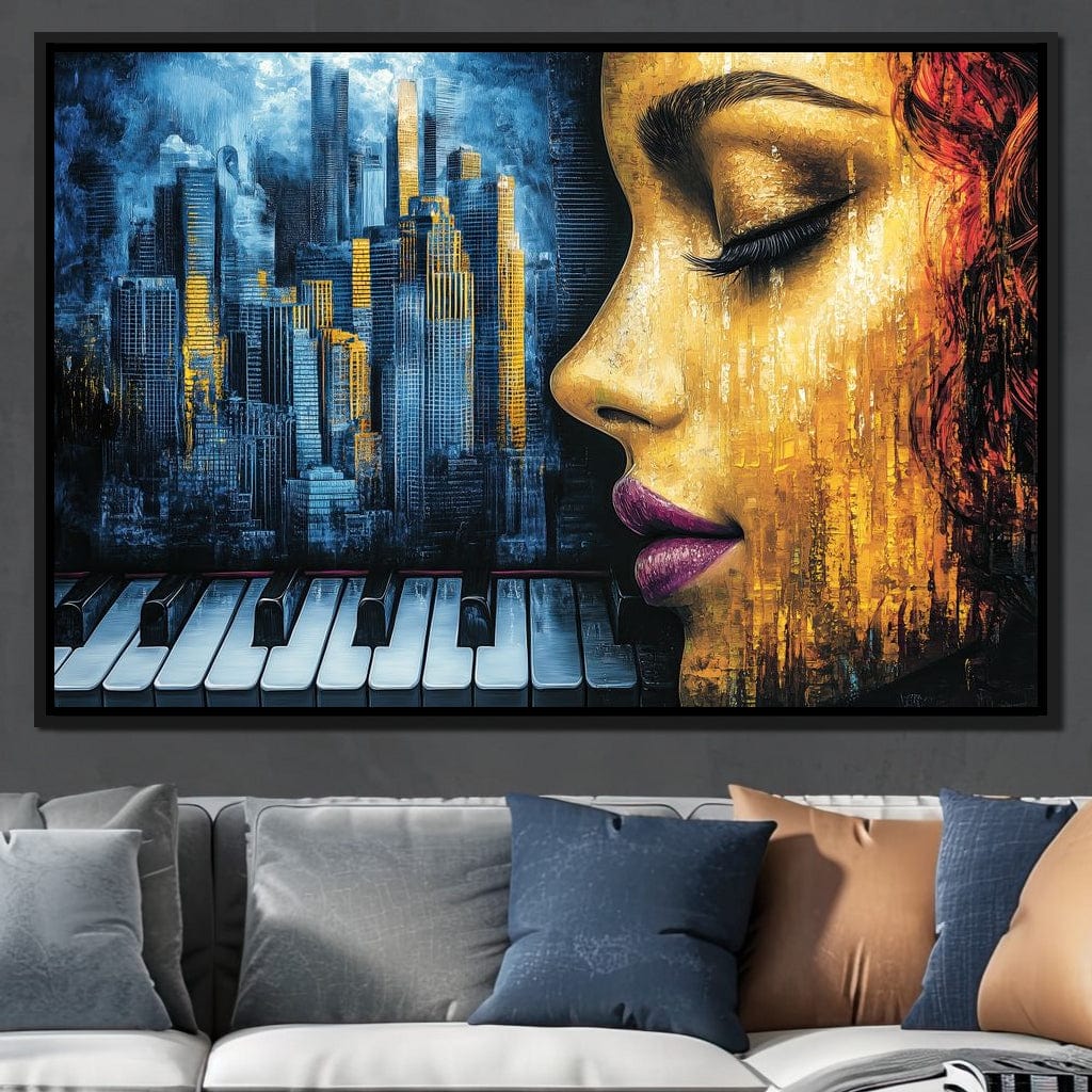 Harmony of Urban Elegance Canvas Wall Art