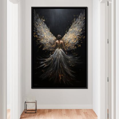 Mystic Symphony of the Cosmos Canvas Wall Art