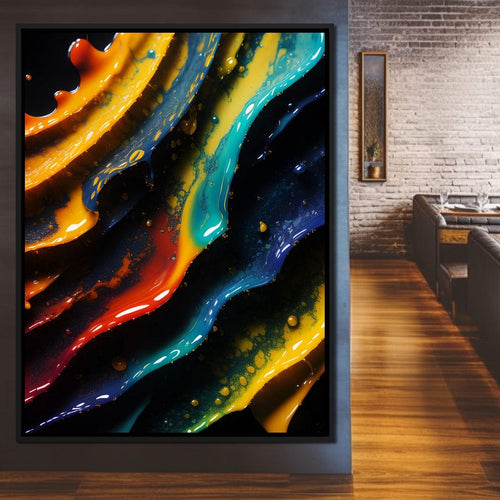 Colorful Contemporary Art 0080 Canvas Wall Art