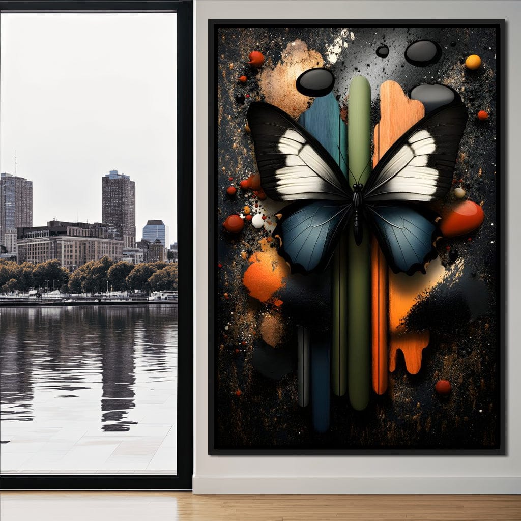 Butterfly Dreamscape Fusion Canvas Wall Art