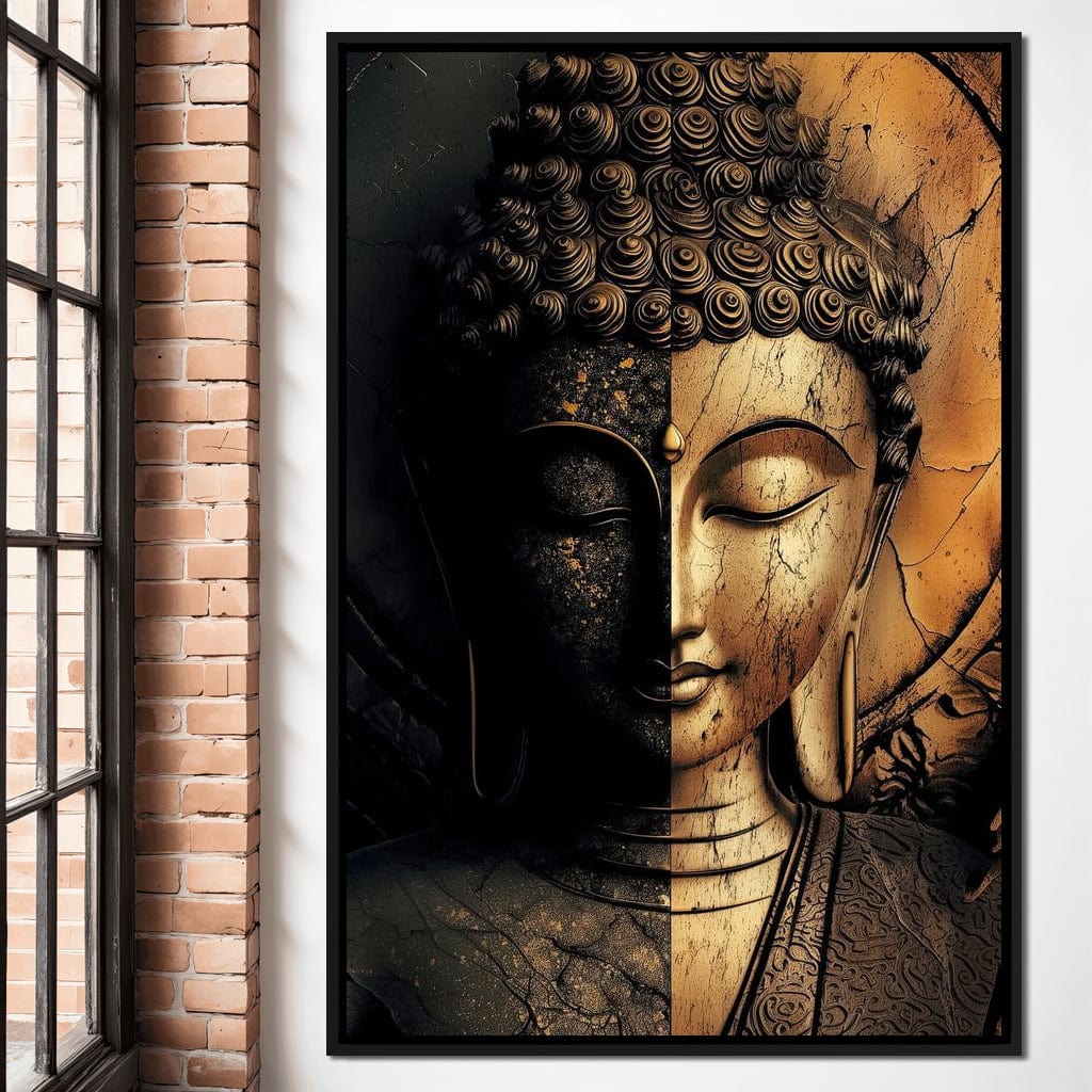 Harmony of Light and Shadow Canvas Wall Art